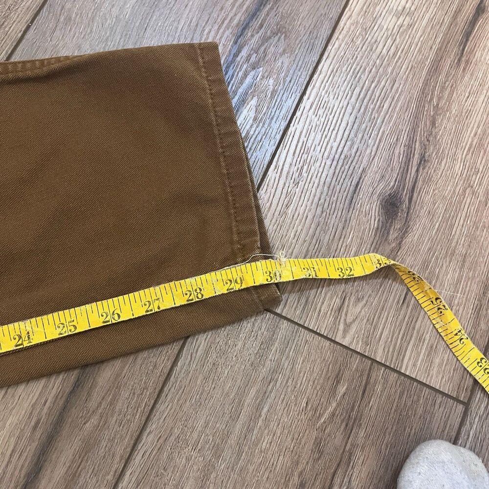 REI Co-op Trailsmith Double Knee Brown Canvas Pants Workwear Women's 10 (32x30") - Picture 7 of 8